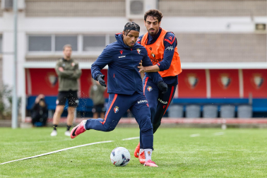 Foto del entrenamiento de Osasuna del 21 de octubre
