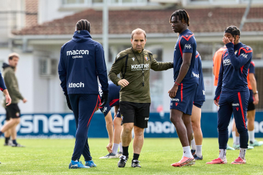 Foto del entrenamiento de Osasuna del 21 de octubre