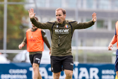 Foto del entrenamiento de Osasuna del 21 de octubre