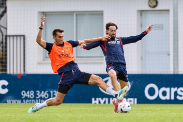 Foto del entrenamiento de Osasuna del 21 de octubre