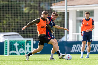 Foto del entrenamiento de Osasuna del 21 de octubre