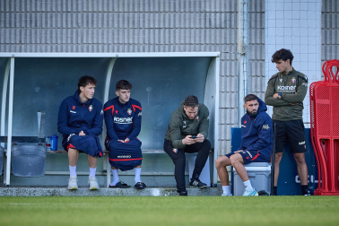 Fotos del entrenamiento de Osasuna en Tajonar, este viernes 23 de octubre