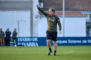 Fotos del entrenamiento de Osasuna en Tajonar, este viernes 23 de octubre