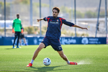 Fotos del entrenamiento de Osasuna en Tajonar, este viernes 23 de octubre