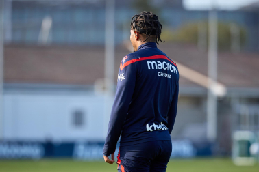 Fotos del entrenamiento de Osasuna en Tajonar, este viernes 23 de octubre