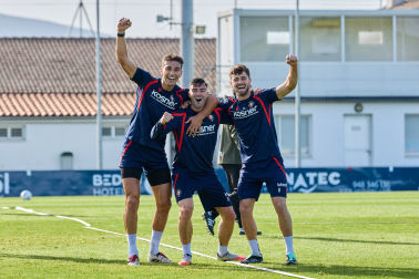 Foto del entrenamiento de Osasuna de este 24 de octubre