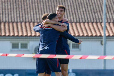 Foto del entrenamiento de Osasuna de este 24 de octubre