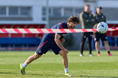 Foto del entrenamiento de Osasuna de este 24 de octubre