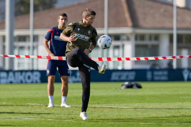 Foto del entrenamiento de Osasuna de este 24 de octubre