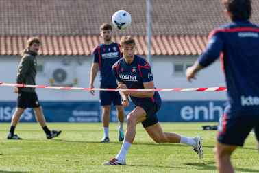 Foto del entrenamiento de Osasuna de este 24 de octubre