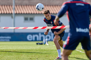Foto del entrenamiento de Osasuna de este 24 de octubre