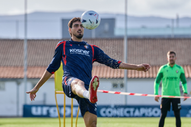 Foto del entrenamiento de Osasuna de este 24 de octubre