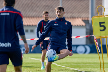 Foto del entrenamiento de Osasuna de este 24 de octubre