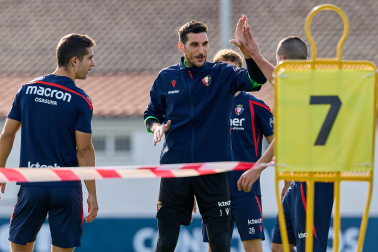 Foto del entrenamiento de Osasuna de este 24 de octubre