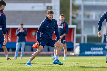 Foto del entrenamiento de Osasuna de este 24 de octubre