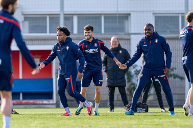 Foto del entrenamiento de Osasuna de este 24 de octubre