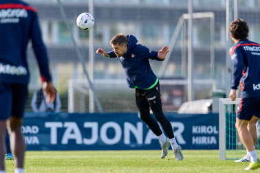 Foto del entrenamiento de Osasuna de este 24 de octubre