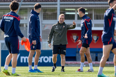 Foto del entrenamiento de Osasuna de este 24 de octubre