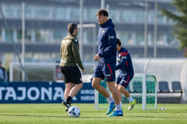 Foto del entrenamiento de Osasuna de este 24 de octubre