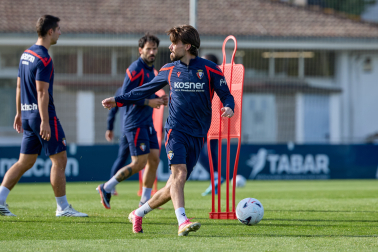 Foto del entrenamiento de Osasuna de este 24 de octubre