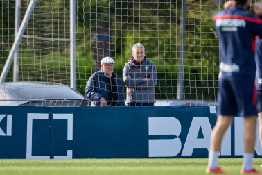 Foto del entrenamiento de Osasuna de este 24 de octubre