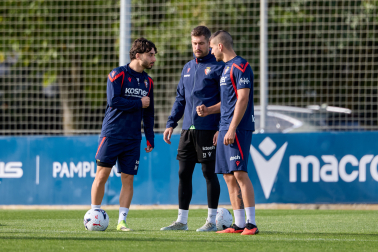 Foto del entrenamiento de Osasuna de este 24 de octubre
