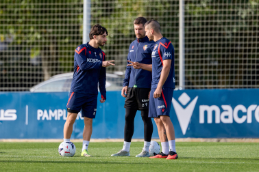 Foto del entrenamiento de Osasuna de este 24 de octubre