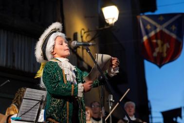 Representación teatralizada conmemorativa de la visita de los reyes Felipe V y María Luisa Gabriela de Saboya a Corella