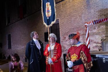 Representación teatralizada conmemorativa de la visita de los reyes Felipe V y María Luisa Gabriela de Saboya a Corella
