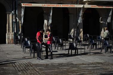 Fotos de la Carrera Solidaria contra el Cäncer de Mána organizada por Saray este domingo, 25 de octubre, en Pamplona