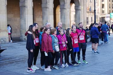Fotos de la Carrera Solidaria contra el Cäncer de Mána organizada por Saray este domingo, 25 de octubre, en Pamplona