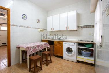 Cocina en la zona del txoko