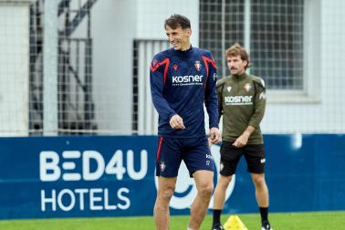 Entrenamiento del Osasuna del martes 27 de octubre