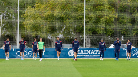 Entrenamiento del Osasuna del martes 27 de octubre