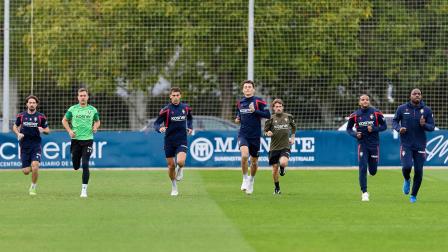 Entrenamiento del Osasuna del martes 27 de octubre