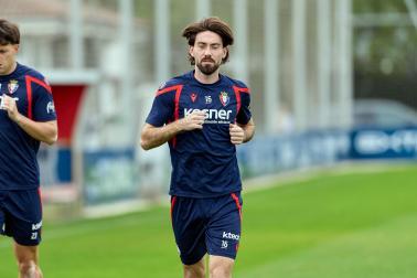 Entrenamiento del Osasuna del martes 27 de octubre
