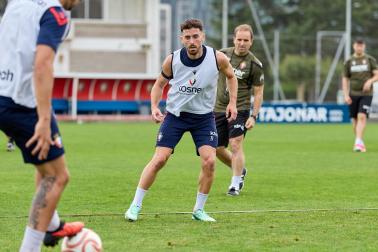 Entrenamiento del Osasuna del martes 27 de octubre