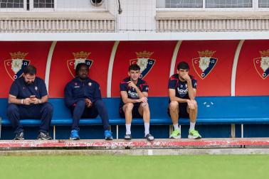Entrenamiento del Osasuna del martes 27 de octubre
