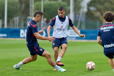 Entrenamiento del Osasuna del martes 27 de octubre