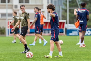 Entrenamiento del Osasuna del martes 27 de octubre