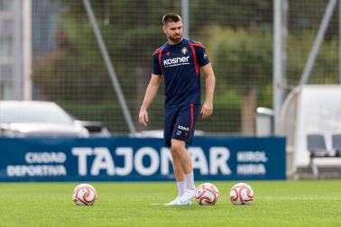 Entrenamiento del Osasuna del martes 27 de octubre