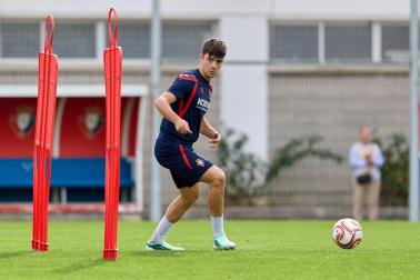 Entrenamiento del Osasuna del martes 27 de octubre