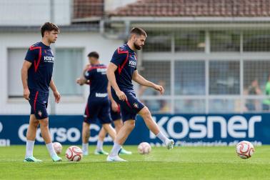 Entrenamiento del Osasuna del martes 27 de octubre