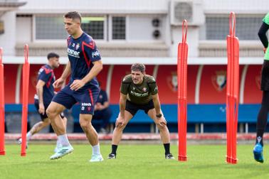 Entrenamiento del Osasuna del martes 27 de octubre