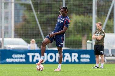 Entrenamiento del Osasuna del martes 27 de octubre