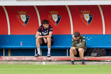 Entrenamiento del Osasuna del martes 27 de octubre