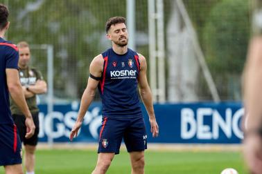 Entrenamiento del Osasuna del martes 27 de octubre