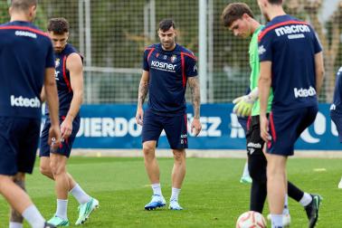 Entrenamiento del Osasuna del martes 27 de octubre
