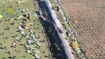 Dos trenes de alta velocidad, uno de Renfe y otro de Iryo, han colisionado a primera hora de este miércoles a la altura de la estación de Urda (Toledo)