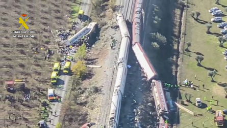 Dos trenes de alta velocidad, uno de Renfe y otro de Iryo, han colisionado a primera hora de este miércoles a la altura de la estación de Urda (Toledo)